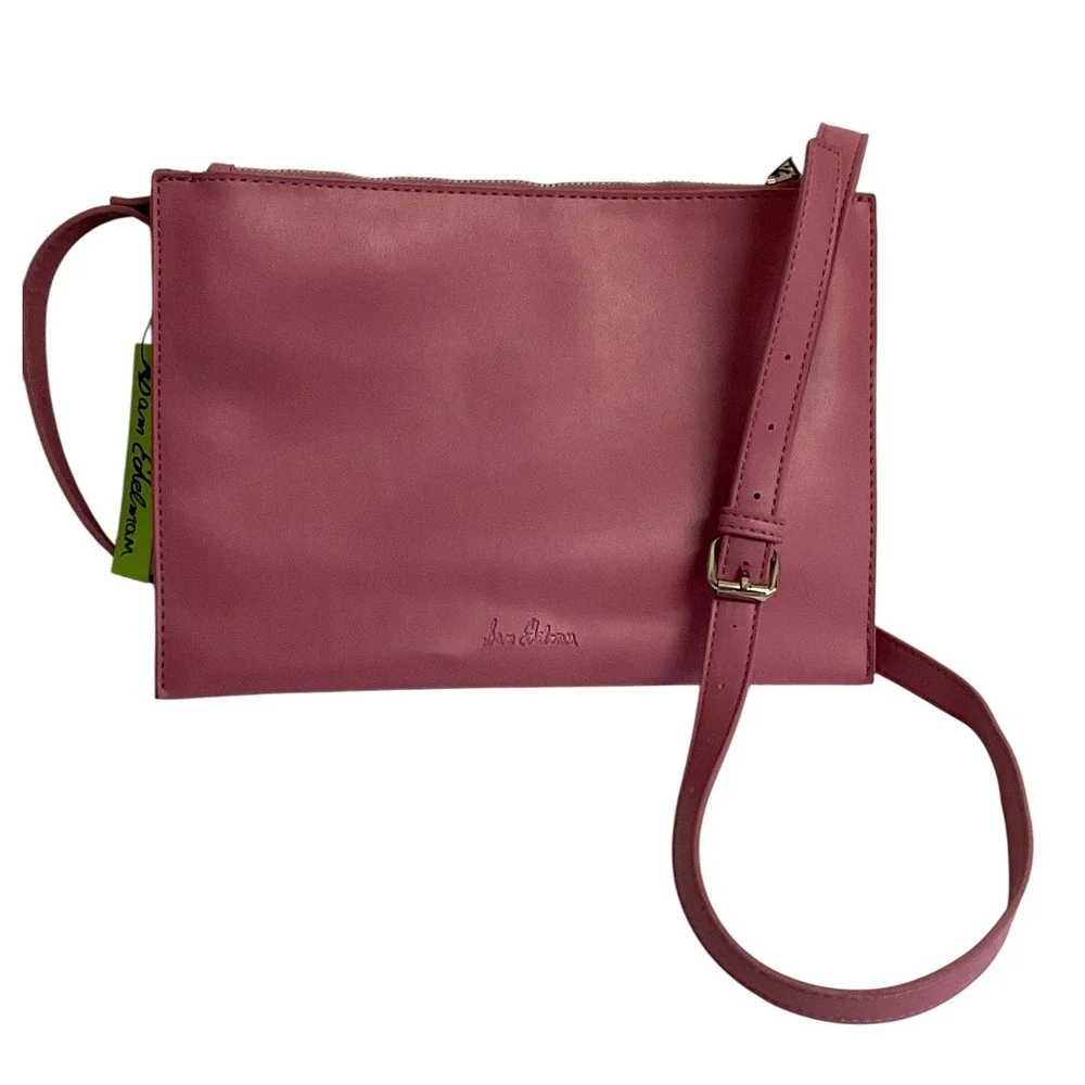 Sam Edelman Adley Cross Body Cherry Blossom Pink New with Imperfections